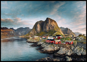 Hamnøy i Lofoten - Plakat - Plakatbar.no