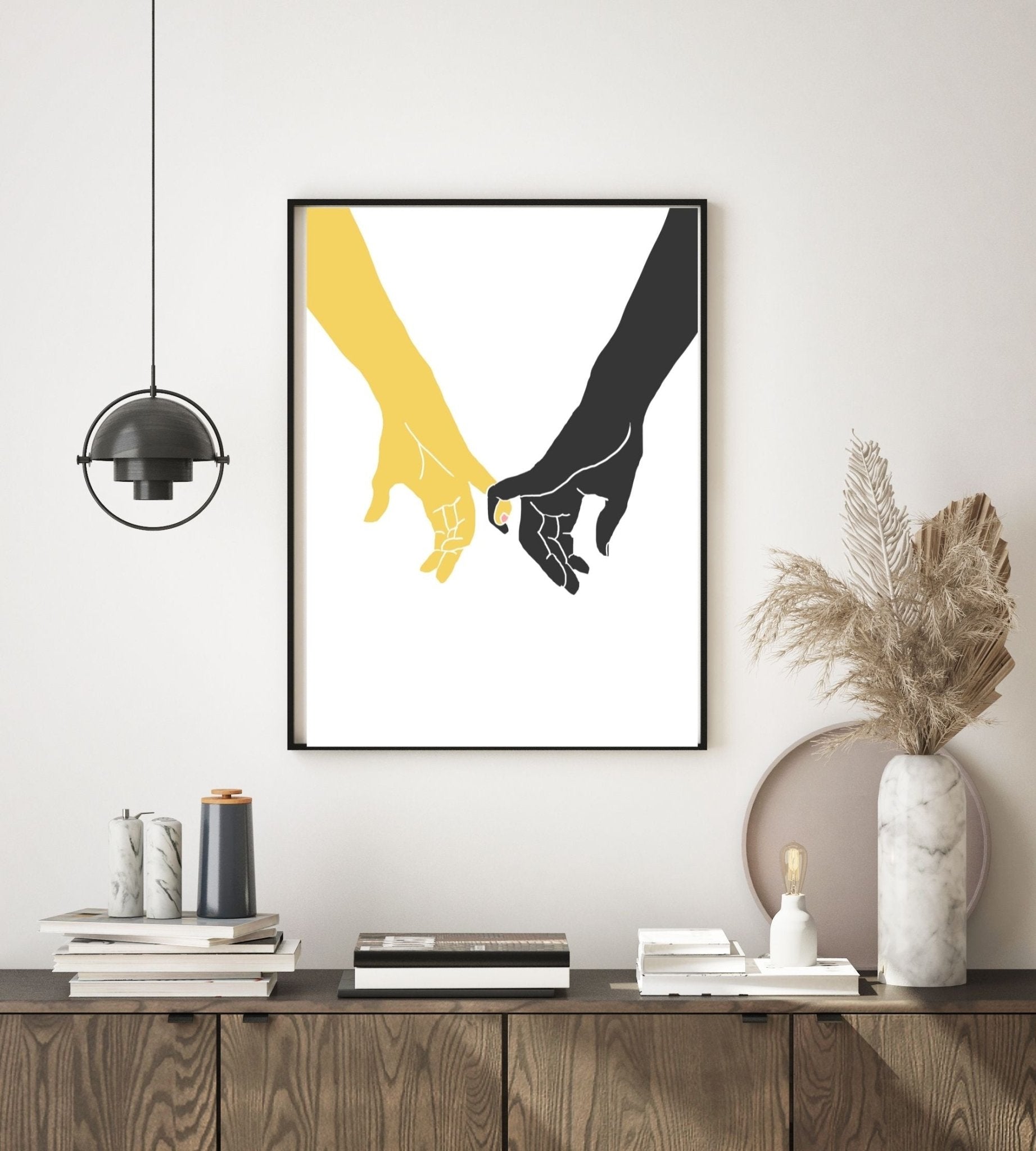 Hands pinky - Poster - Plakatbar.no
