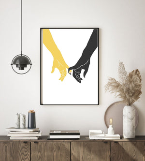 Hands pinky - Poster - Plakatbar.no
