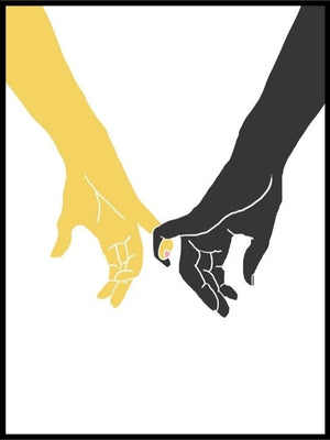 Hands pinky - Poster - Plakatbar.no