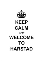 Harstad - Personlig Keep Calm Plakat - Plakatbar.no