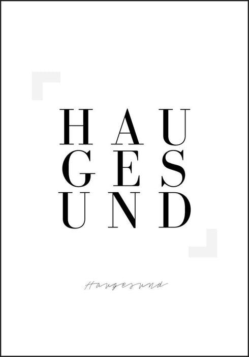 Haugesund - Plakat - Plakatbar.no