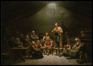 Haugianerne av Adolph Tidemand - Plakatbar.no