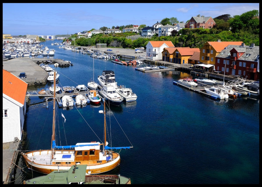 Havna i Haugesund - Plakat