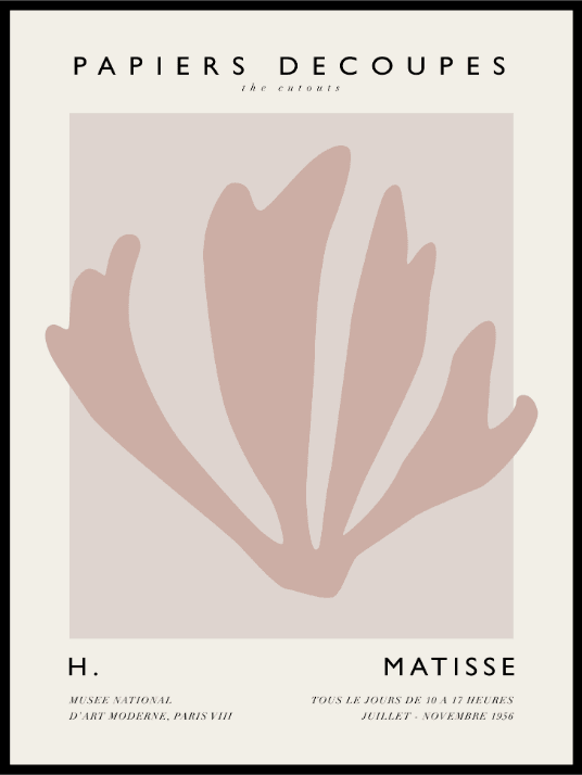 Henri Matisse - Blush Pink Poster - Plakatbar.no