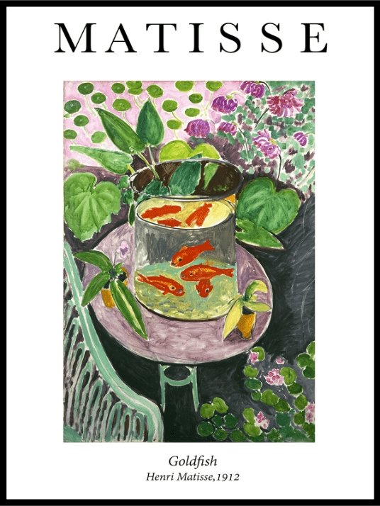 Henri Matisse - Goldfish Poster