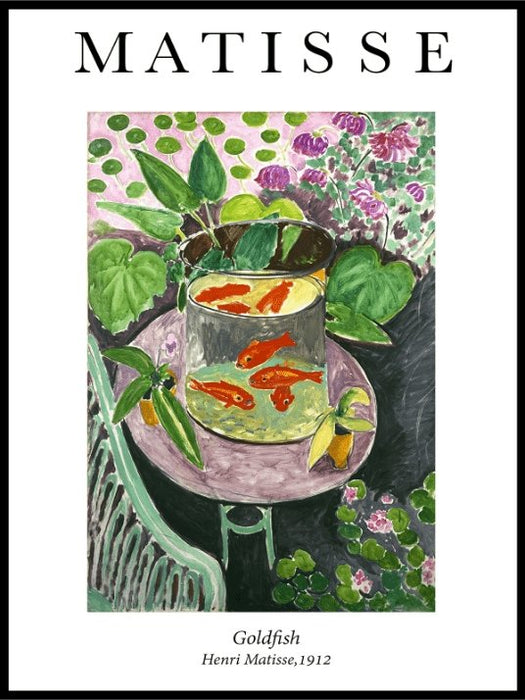 Henri Matisse - Goldfish Poster - Plakatbar.no