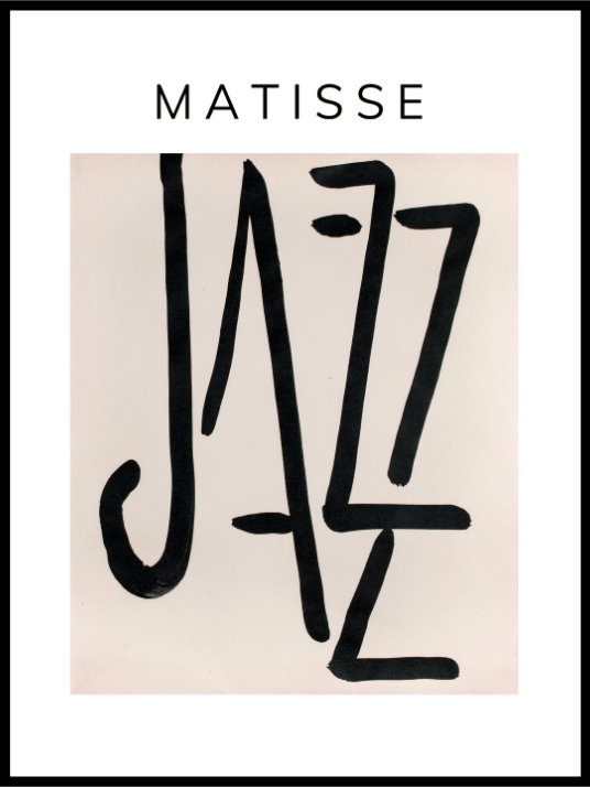Henri Matisse JAZZ poster