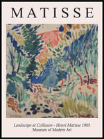 Henri Matisse Landscape At Collioure Plakat - Plakatbar.no
