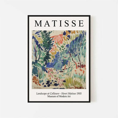 Henri Matisse Landscape At Collioure Plakat - Plakatbar.no