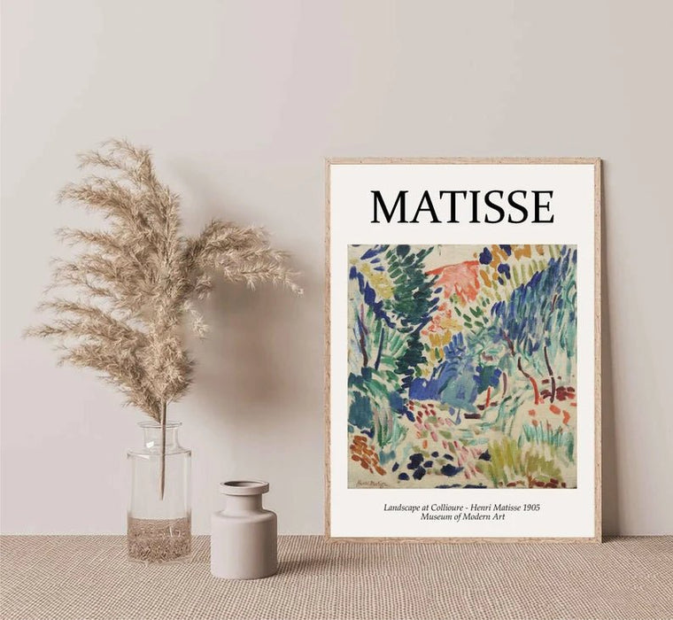 Henri Matisse Landscape At Collioure Plakat - Plakatbar.no