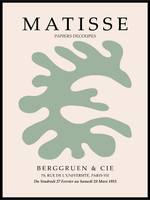 Henri Matisse - Matisse Cut Out Green Poster - Plakatbar.no