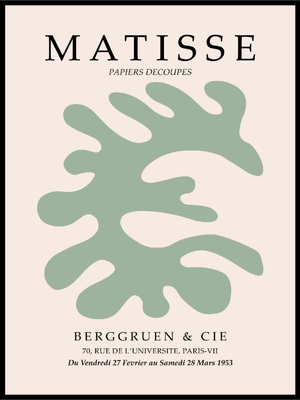 Henri Matisse - Matisse Cut Out Green Poster - Plakatbar.no