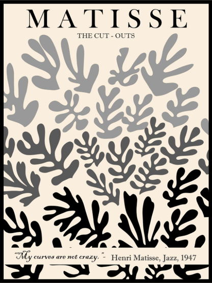 Henri Matisse - My curves are not crazy - Plakatbar.no