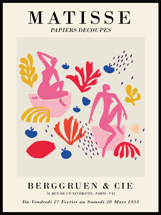 Henri Matisse Nudes and Cutouts Poster