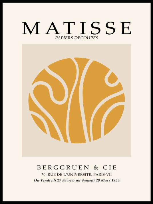 Henri Matisse Plakat - Abstrakt 01 - Plakatbar.no