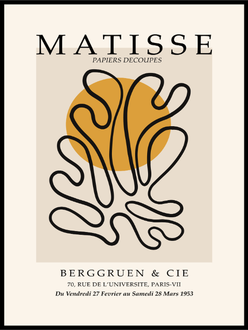 Henri Matisse Plakat - Abstrakt 02 - Plakatbar.no