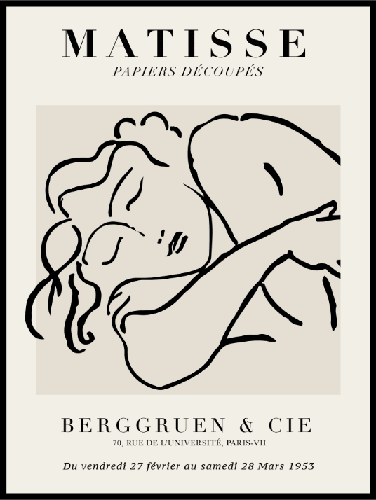Henri Matisse - Sleeping Woman Poster