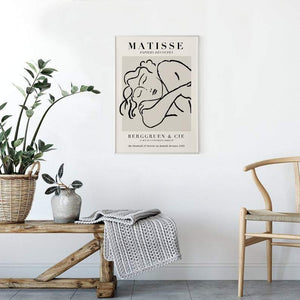 Henri Matisse - Sleeping Woman Poster - Plakatbar.no