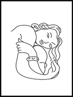 Henri Matisse - Woman Sketch Poster - Plakatbar.no