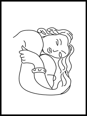 Henri Matisse - Woman Sketch Poster - Plakatbar.no