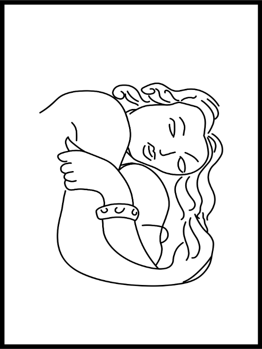 Woman Sketch Poster