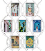 Henzo Rose Collageramme, hvit - Plakatbar.no