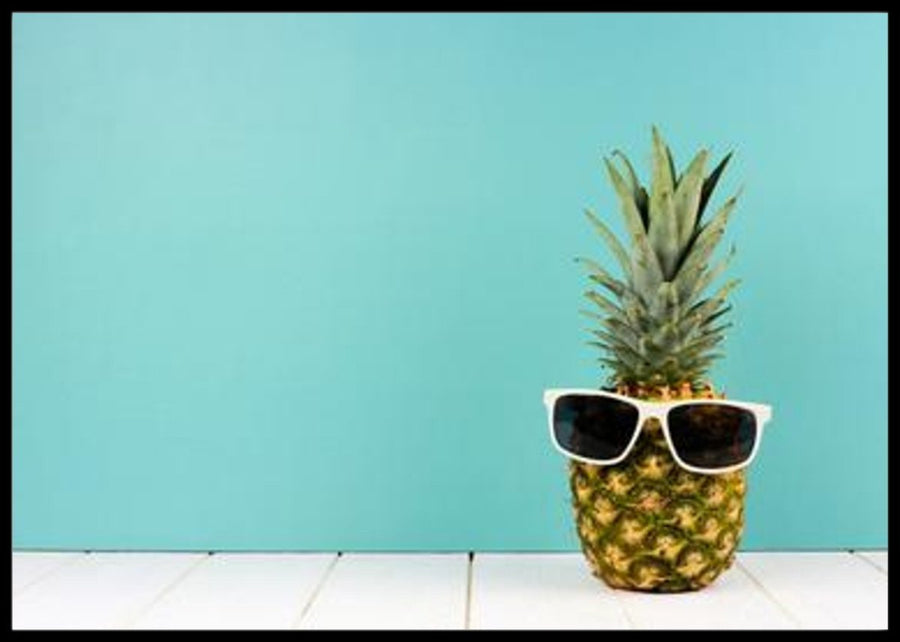 Hipster ananas plakat