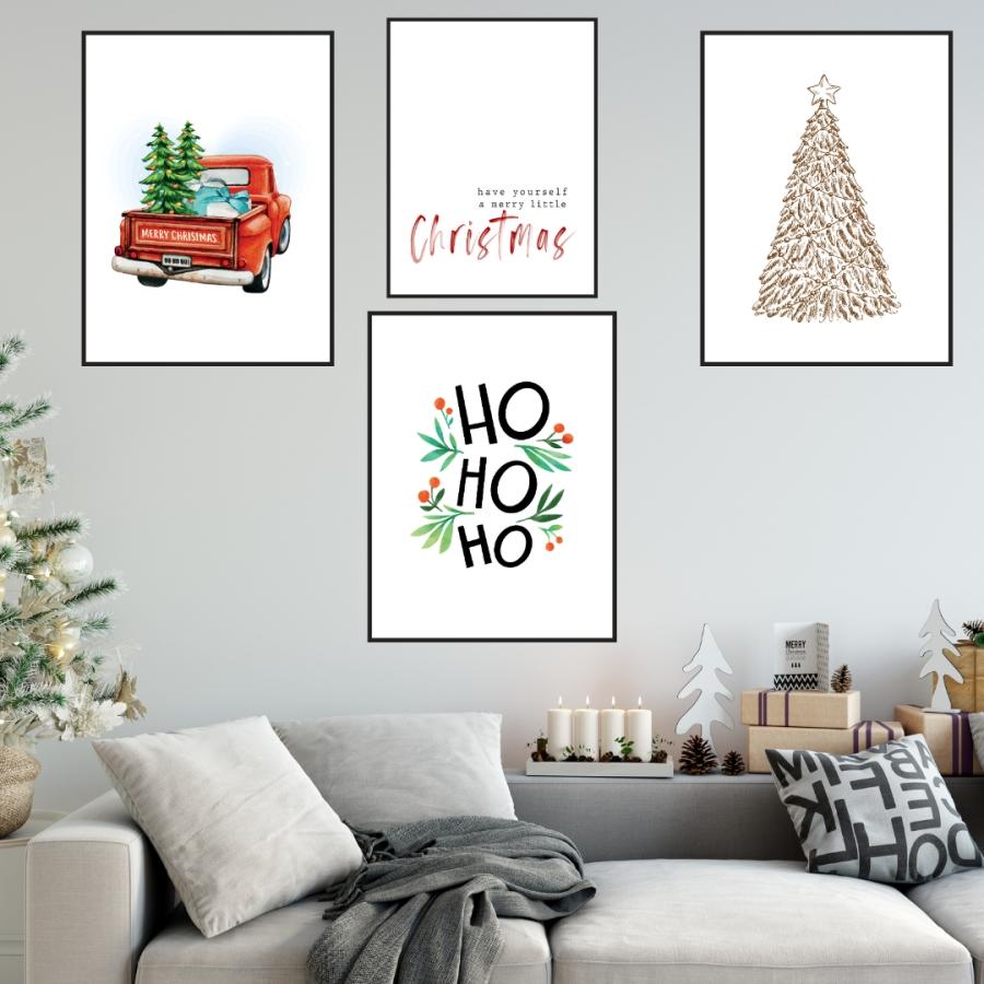 Ho Ho Ho - juleplakat - Plakatbar.no