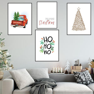 Ho Ho Ho - juleplakat - Plakatbar.no