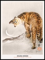 Hokusai - Ohara Koson Tiger Poster - Plakatbar.no