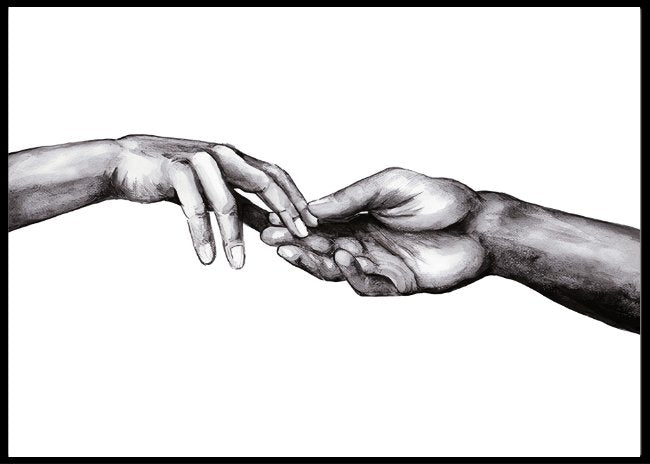 Holding Hands 01 - Plakat - Plakatbar.no