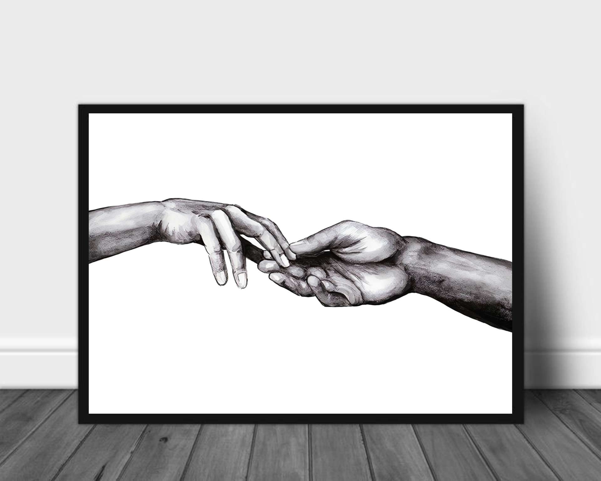 Holding Hands 01 - Plakat - Plakatbar.no