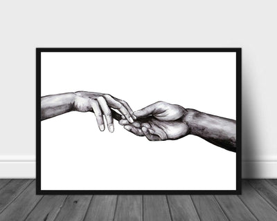 Holding Hands 01 - Plakat - Plakatbar.no