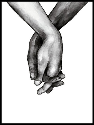 Holding Hands 02 - Plakat