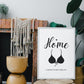 Home Is Where The Bra - Poster - Plakatbar.no