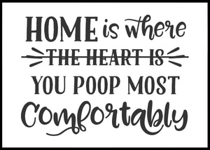 Home is where you poop - Plakatbar.no