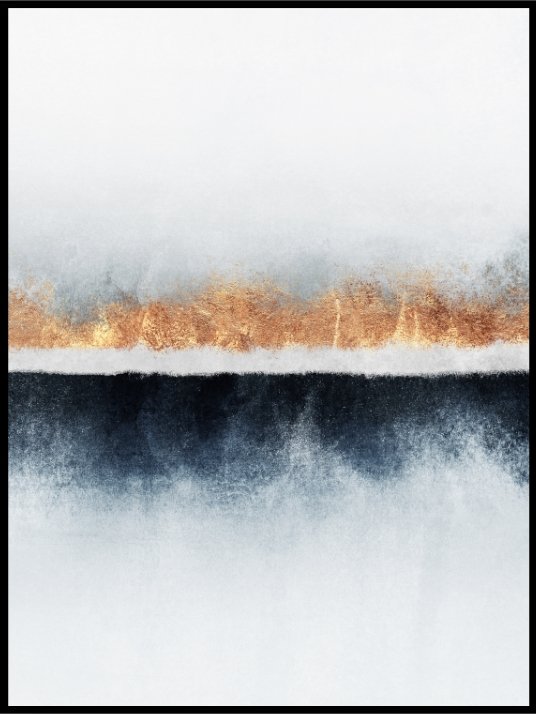 Horizon Abstract Plakat eller Lerret - Plakatbar.no