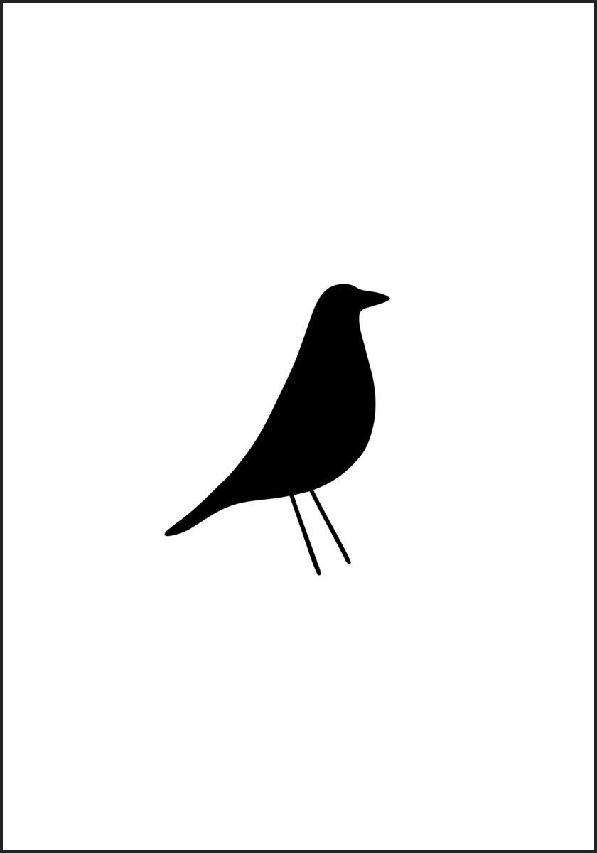House Bird - Design Charles Eames poster