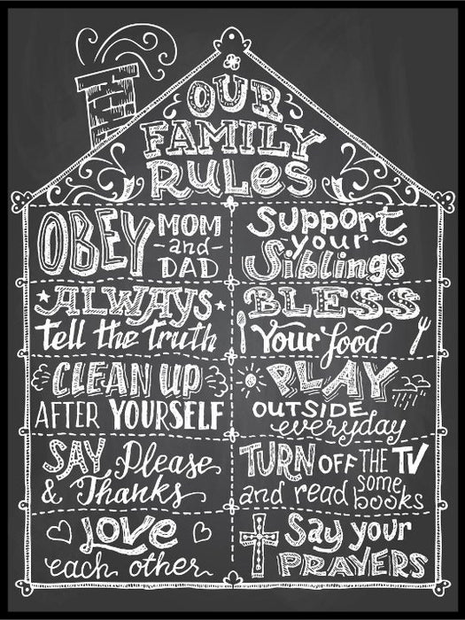 House Rules - Kul Plakat - Plakatbar.no