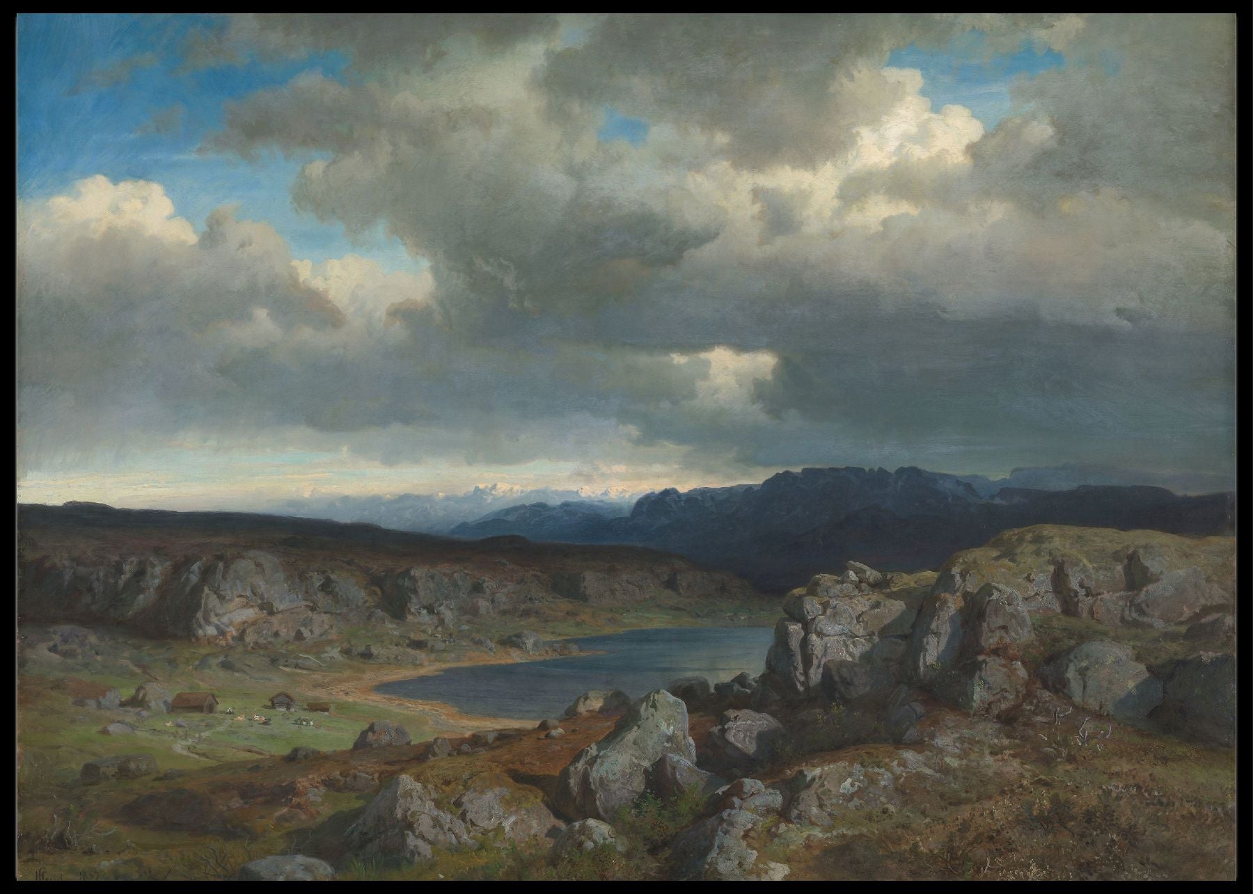 Høyfjell av Hans Gude - Plakatbar.no