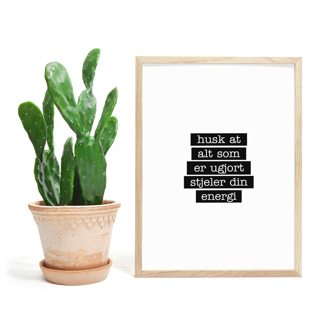 Husk at alt som er ugjort stjeler din energi - Plakat - Plakatbar.no