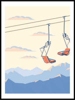 Hytteplakat - Skiheis - Plakatbar.no