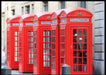 Iconic red phone booth - Plakat - Plakatbar.no