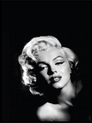 Ikonisk Marilyn Monroe Black - Plakat