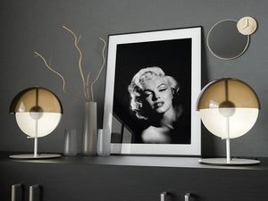 Ikonisk Marilyn Monroe Black - Plakat - Plakatbar.no