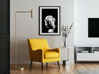 Ikonisk Marilyn Monroe Black - Plakat - Plakatbar.no