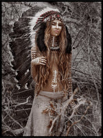 Indian woman hunter 2 - Poster - Plakatbar.no