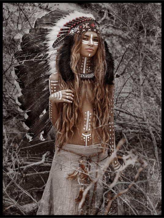 Indian woman hunter 2 - Poster - Plakatbar.no