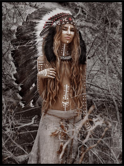 Indian woman hunter 2 - Poster - Plakatbar.no